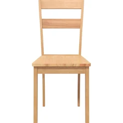 vidaXL Eetkamerstoelen 2 st massief hout naturel rubber
