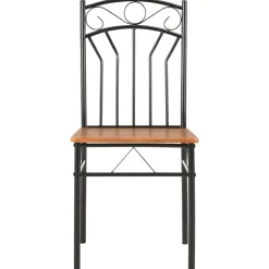 vidaXL Eetkamerstoelen 6 st MDF bruin