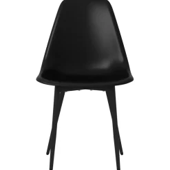 vidaXL Eetkamerstoelen 2 st PP zwart