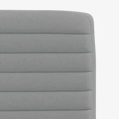 vidaXL Eetkamerstoelen 4 st stof lichtgrijs