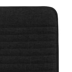 vidaXL Eetkamerstoelen 4 st stof zwart