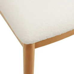 vidaXL Eetkamerstoel 2 st Massief Rubberhout Natuurlijk en Licht