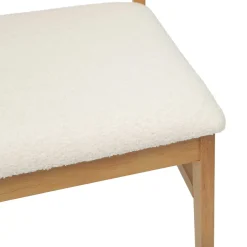 vidaXL Eetkamerstoel 2 st Massief Rubberhout Lichtbruin en Licht