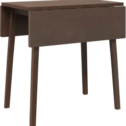 vidaXL Eettafel bruin massief hout rubber