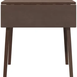 vidaXL Eettafel bruin massief hout rubber