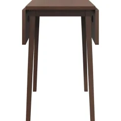 vidaXL Eettafel bruin massief hout rubber