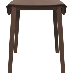 vidaXL Eettafel bruin massief hout rubber
