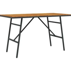 vidaXL Eettafel Bruin 110 x 55 x 61,5 cm Massief Acaciahout