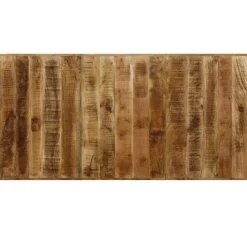 vidaXL Eettafel 180 cm massief mangohout en stalen kruis
