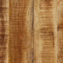 vidaXL Eettafel 180 cm massief mangohout en stalen kruis