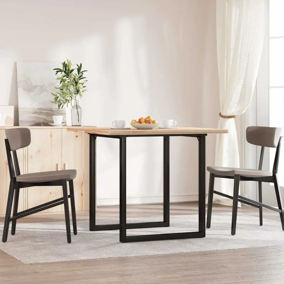 vidaXL Eettafelpoten O-frame 60x60x73 cm staal
