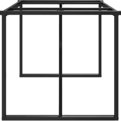 vidaXL Eettafelpoten O-frame 180x80x73 cm staal