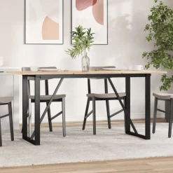 vidaXL Eettafelpoten O-frame 120x60x73 cm staal