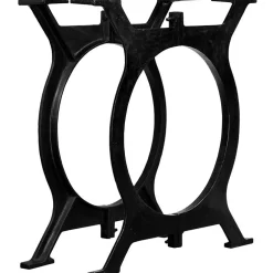 vidaXL Eettafelpoten 2 st O-frame gietijzer