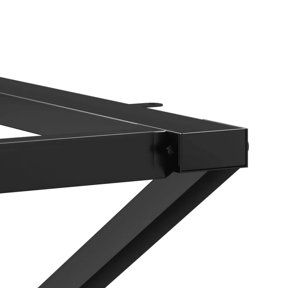 vidaXL Eettafelpoten X-frame 60x50x73 cm staal