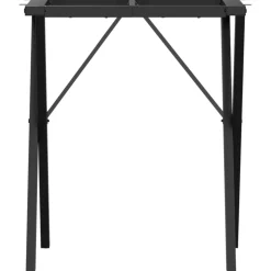 vidaXL Eettafelpoten X-frame 60x40x73 cm staal