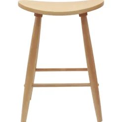 vidaXL Eettafelstoelen 2 st Massief Rubberhout Naturel 46 x 37 x 63 cm