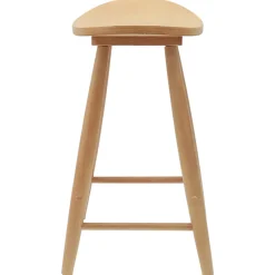vidaXL Eettafelstoelen 2 st Massief Rubberhout Naturel 46 x 37 x 63 cm