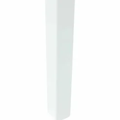 vidaXL Eettafelstoelen 2 st Massief Rubberhout Wit 54 x 57 x 73 cm