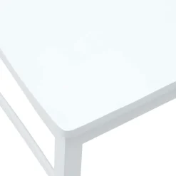 vidaXL Eettafelstoelen 2 st Massief Rubberhout Wit 43 x 54 x 89 cm