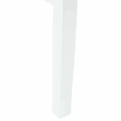 vidaXL Eettafelstoelen 2 st Massief Rubberhout Wit 43 x 54 x 89 cm