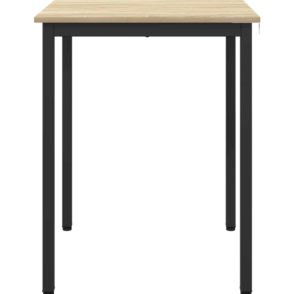 vidaXL Eettafels 60 x 60 x 75 cm Bewerkt hout Sonoma Eiken Vierkant