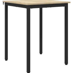 vidaXL Eettafels 60 x 60 x 75 cm Bewerkt hout Sonoma Eiken Vierkant