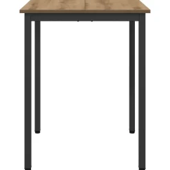 vidaXL Eettafels 60 x 60 x 75 cm Bewerkt hout Artisanaal eiken