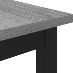 vidaXL Eettafels 60 x 60 x 75 cm Bewerkt hout Grijs Sonoma Vierkant