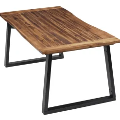 vidaXL Eettafel 180x90cm massief acaciahout