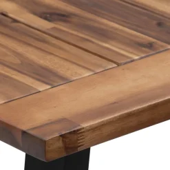 vidaXL Eettafel 180x90cm massief acaciahout