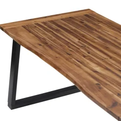 vidaXL Eettafel 180x90cm massief acaciahout