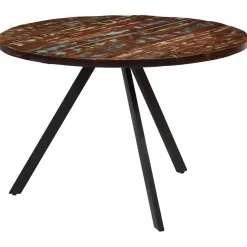 vidaXL Eettafel 110x75 cm massief gerecycled hout