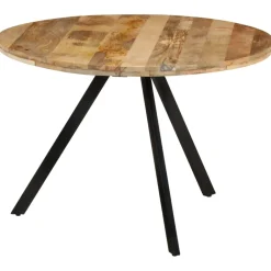 vidaXL Eettafel 110x75 cm massief mangohout