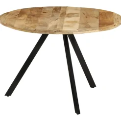 vidaXL Eettafel 110x75 cm massief mangohout