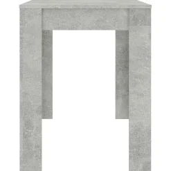vidaXL Eettafel 120x60x76 cm bewerkt hout betongrijs