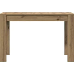 vidaXL Eettafel 120x60x76 cm bewerkt hout artisanaal eikenkleur