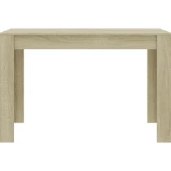 vidaXL Eettafel 120x60x76 cm bewerkt hout sonoma eikenkleurig