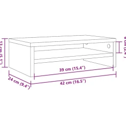 vidaXL Eettafel 180x90x76 cm bewerkt hout artisanaal eikenkleur