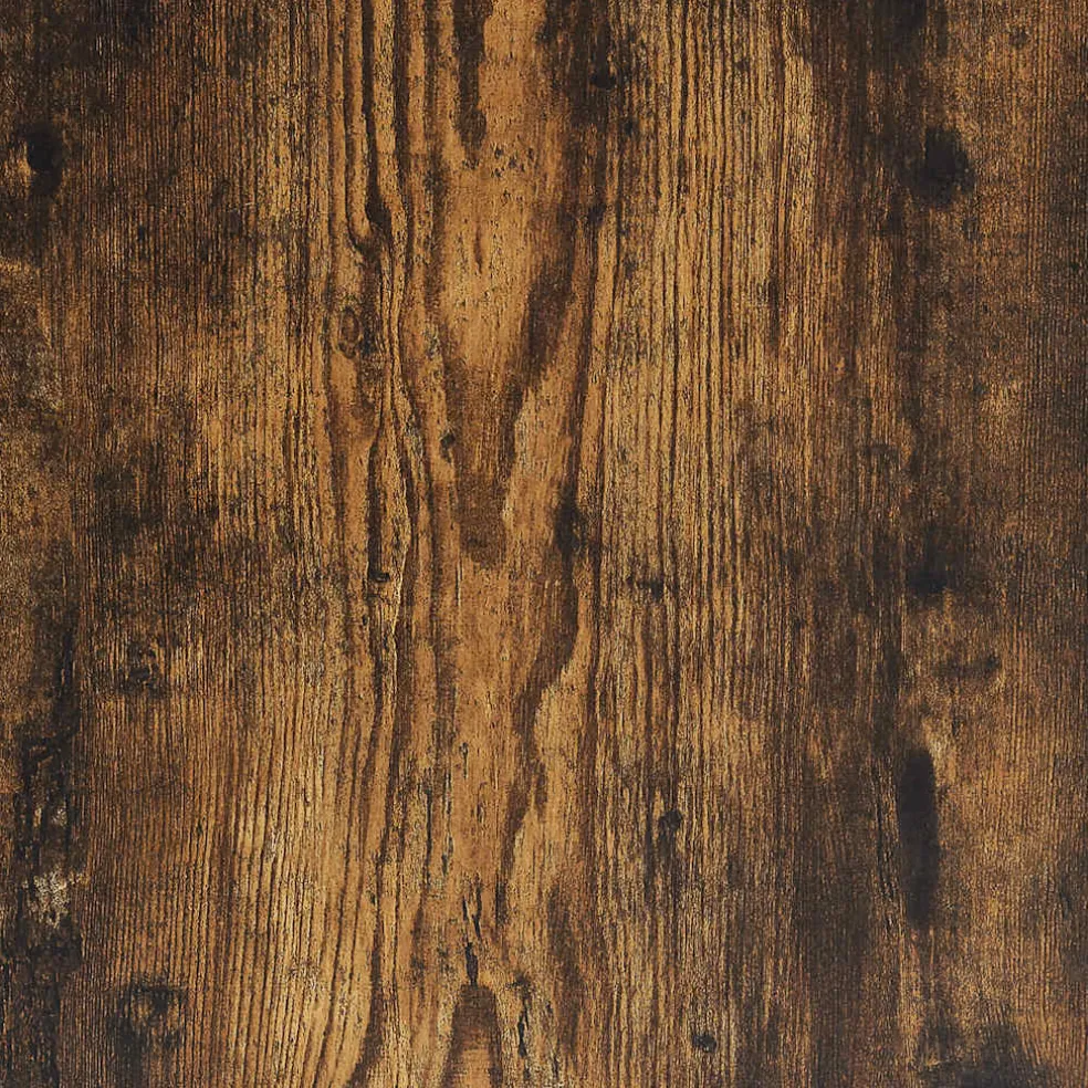 vidaXL Eettafel 140x74,5x76 cm bewerkt hout gerookt eikenkleurig