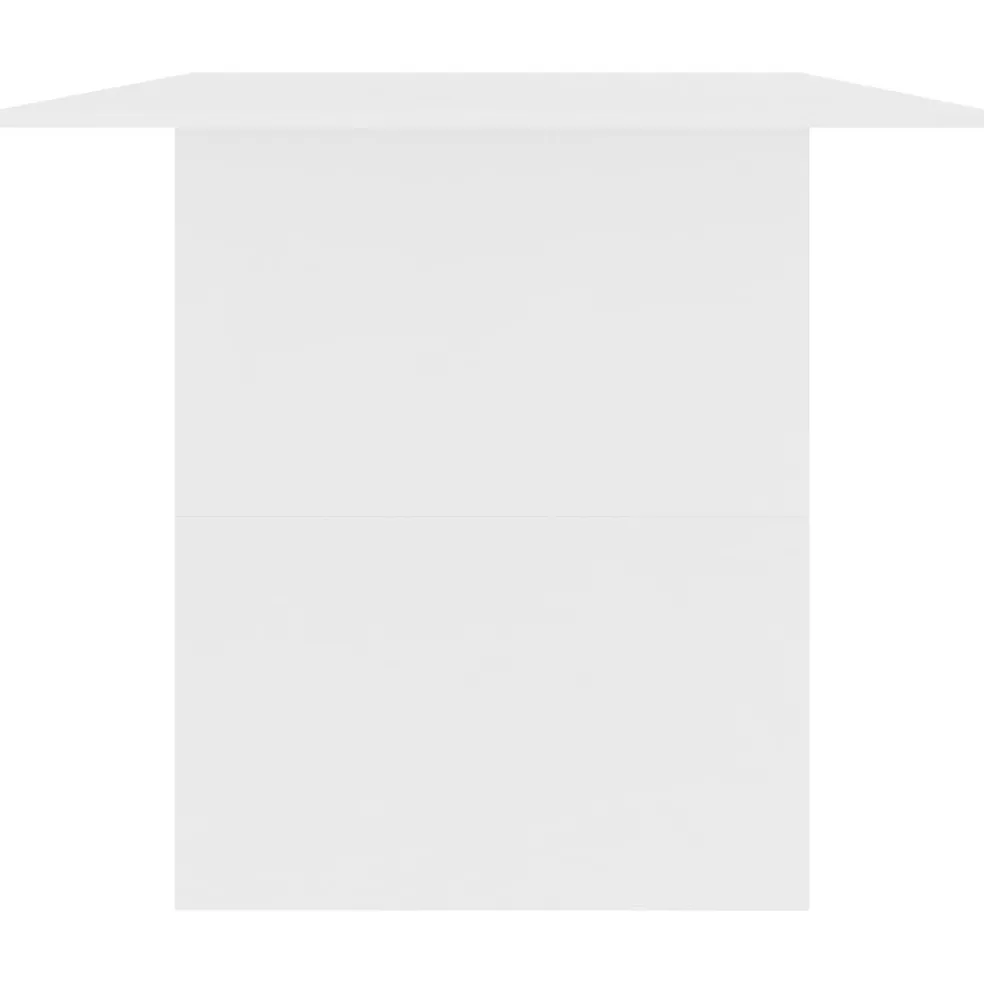vidaXL Eettafel 180x90x76 cm bewerkt hout wit
