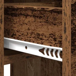 vidaXL Eettafel 115 x 70 x 75 cm Bewerkt hout Oud hout Rechthoekig