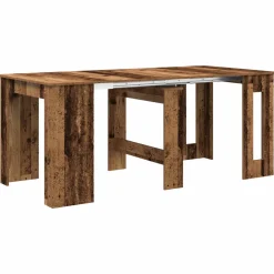 vidaXL Eettafel 180 x 85 x 75 cm Bewerkt hout Oud hout Rechthoekig
