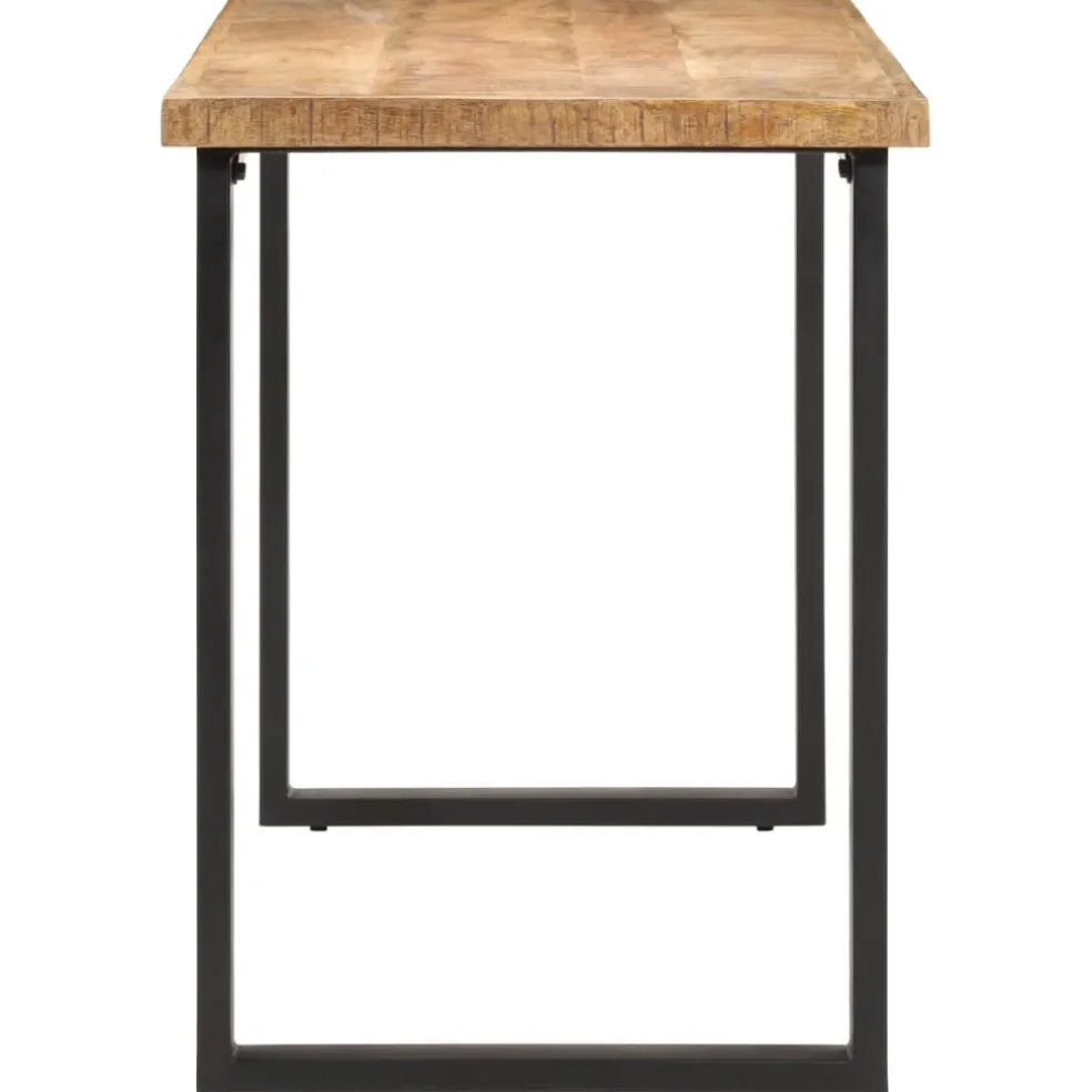 vidaXL Eettafel 110x55x75 cm massief mangohout