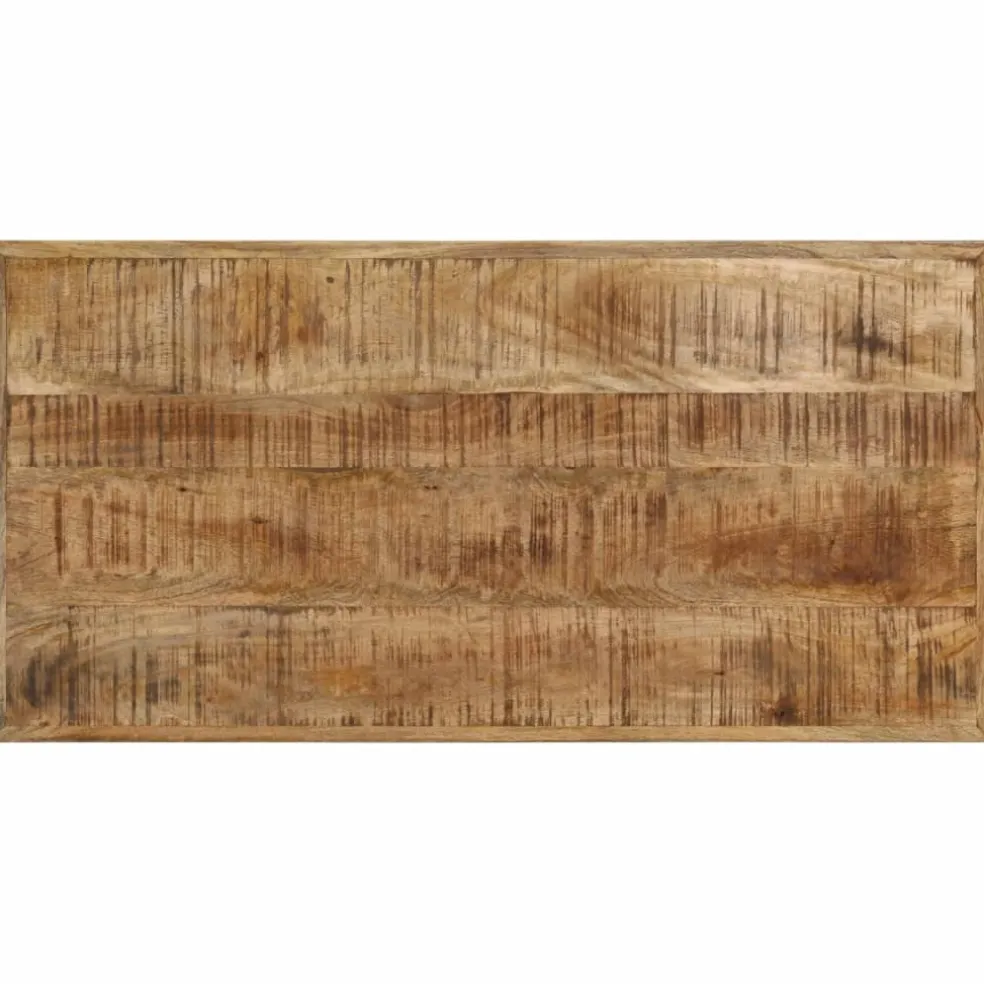 vidaXL Eettafel 110x55x75 cm massief mangohout