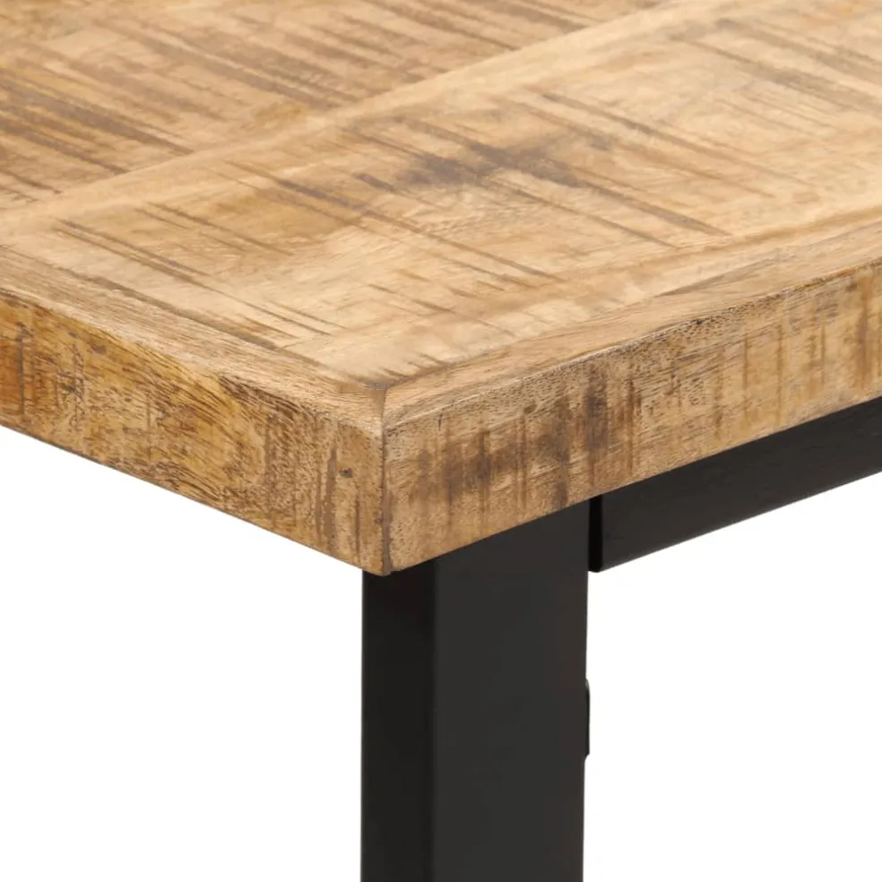 vidaXL Eettafel 110x55x75 cm massief mangohout