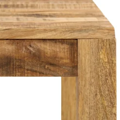 vidaXL Eettafel 82x80x76 cm massief mangohout