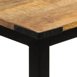 vidaXL Eettafel 110x60x76 cm massief mangohout