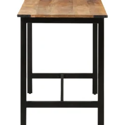 vidaXL Eettafel 110x60x76 cm massief mangohout