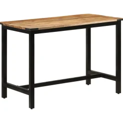 vidaXL Eettafel 110x60x76 cm massief mangohout
